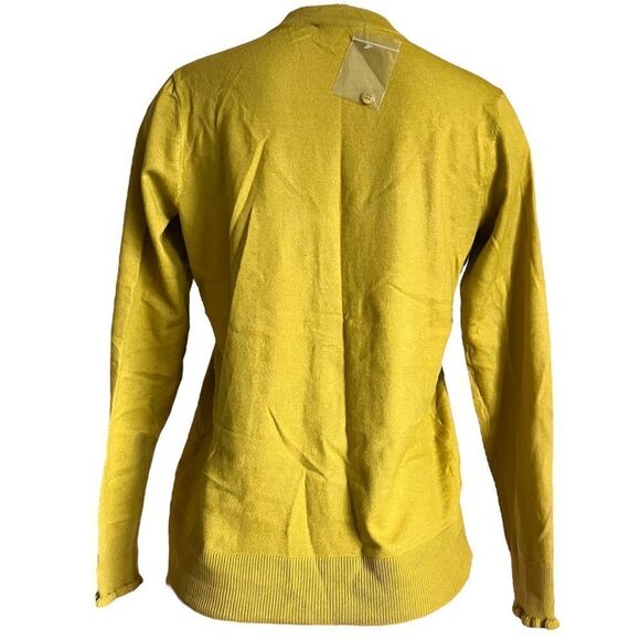 Candace Cameron Bure Surfside Button-Front V-Neck Cardigan - Picture 3 of 4